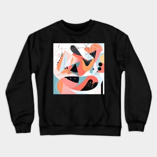 Picasso Style Sleeping Woman Crewneck Sweatshirt